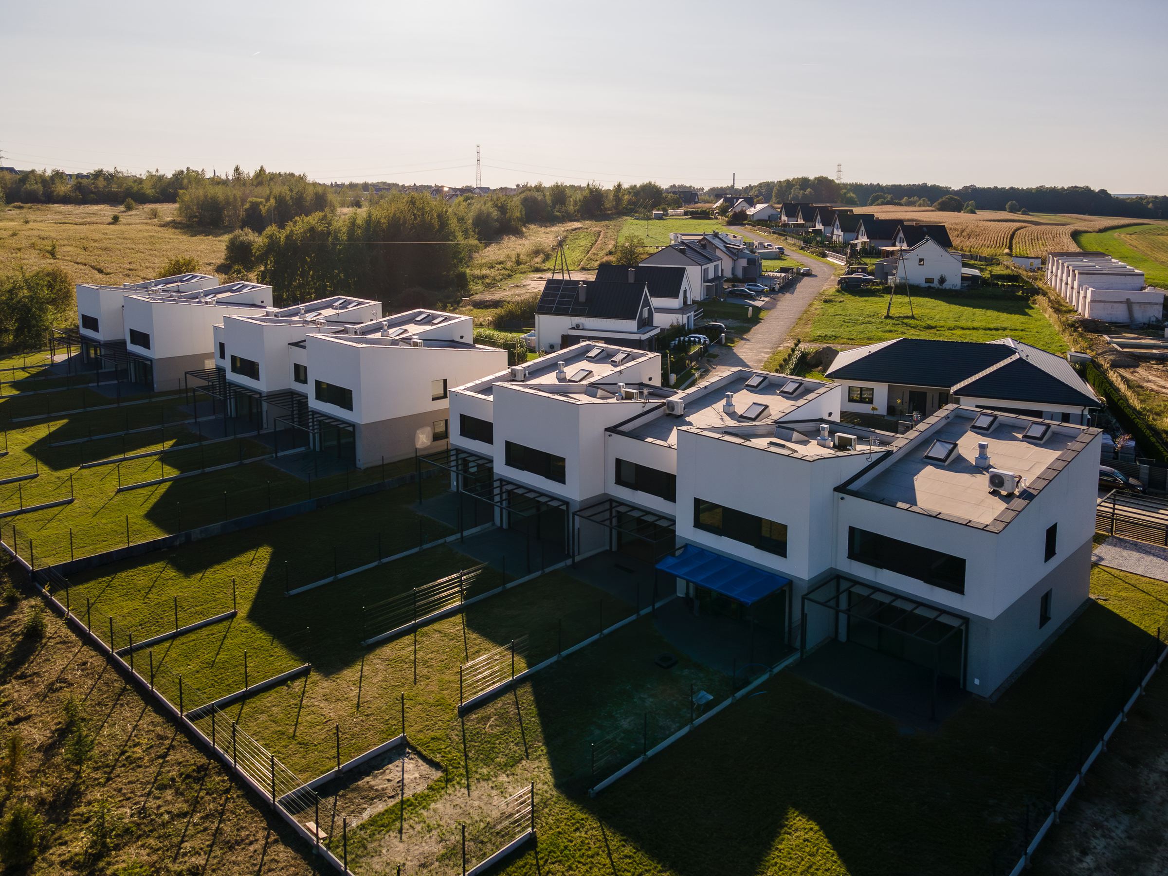 Osiedle Green Home Żory z lotu ptaka