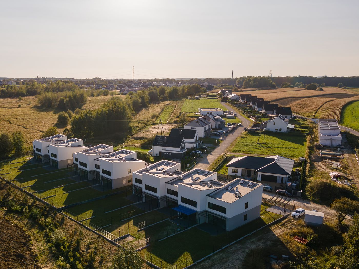 Osiedle Green Home Żory w otoczeniu zieleni